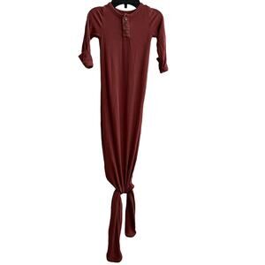 Quinn St. Bamboo Knotted Gown 0-6m